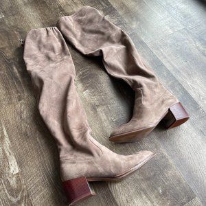 BCBGENERATION Over the knee tan boot size 8.5m.